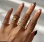 Casual Vintage Style Simple Style Heart Shape Alloy Women's Rings