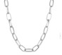 hip-hop geometric alloy plating women's necklace