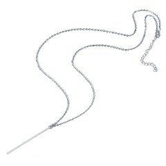 Gold color simple fashion necklace
