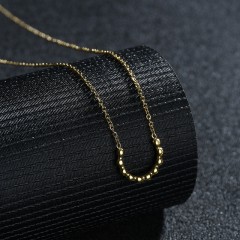 Stainless steel luxury pendant simple necklace