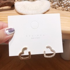 High style heart earrings