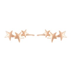 Simple star earrings