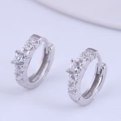High quality eyes silver earrings