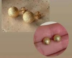 Small golden earrings