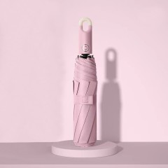 New light pink automatic umbrella