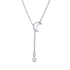 Retro geometric alloy plating women's necklace