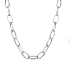 hip-hop geometric alloy plating women's necklace