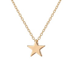 Fashion pentagram pendant necklace creative retro simple alloy clavicle chain