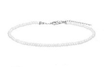 Fashion circle glass beaded women's choker 1 piece
