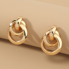 1 Pair Style Simple Style Geometric Butterfly Pearl Ear Studs