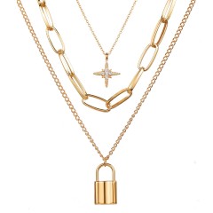 Vintage Style Lock Necklaces