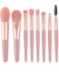 Simple style fiber aluminum tube makeup tool sets 1 set