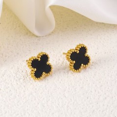Titanium Plating Flowe rearrings