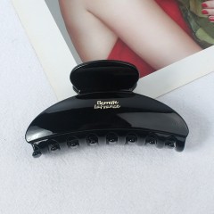 Simple Classic Style Women's Solid Color Black Hair Cip