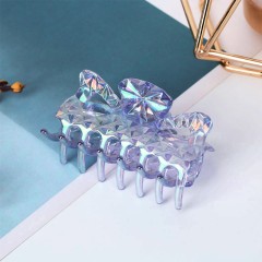 Cute Simple Style Women's Solid Color Arylic Hair Clip b