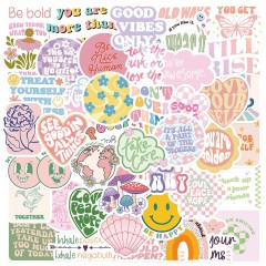 new simple and cute suitcase notebook decorative sticker