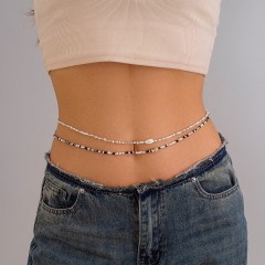 Seed Bead Beaded Waist Chain