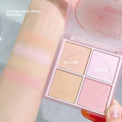 -color blush Peach matte blush red