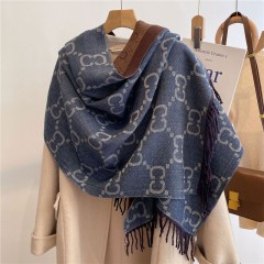 Women's Retro Sweet Letter Color Block Rayon Scarf