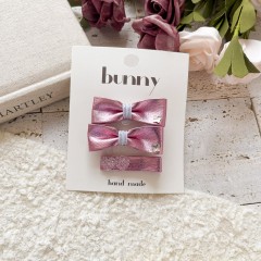 Cute Simple Style Kid'S Bow Knot and heart Hair Clip