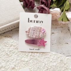 Cute Simple Style Kid'S Bow Knot star Hair Clip