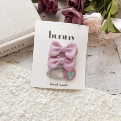 Cute Simple Style Kid Bow Knot Hair Clip