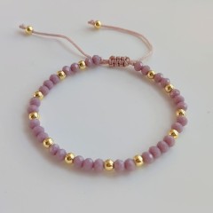 Bohemian Multicolor Artificial Crystal Beaded Bracelet