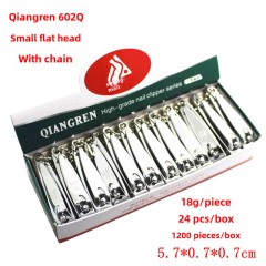 strong nail clippers flat head with chain