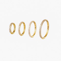 1 Piece Nose Rings Simple Style Round