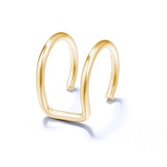 C-Shaped Metal Ear Cuffs