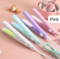 Mini Hair-Straightener Flat Iron Pink
