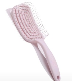 magic hairbrush pastel pink