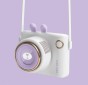 Portable Fan, Camera Shape, Rechargeable Plastic Shell, 3 Speeds, USB