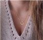 Simple circle golden chain