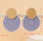 GeometricHandmade Alloy soft clay Drop Earrings
