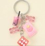 Cute resin keychain