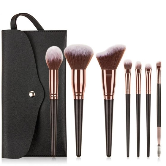 simple color makeup brush set beauty tools 10pcs