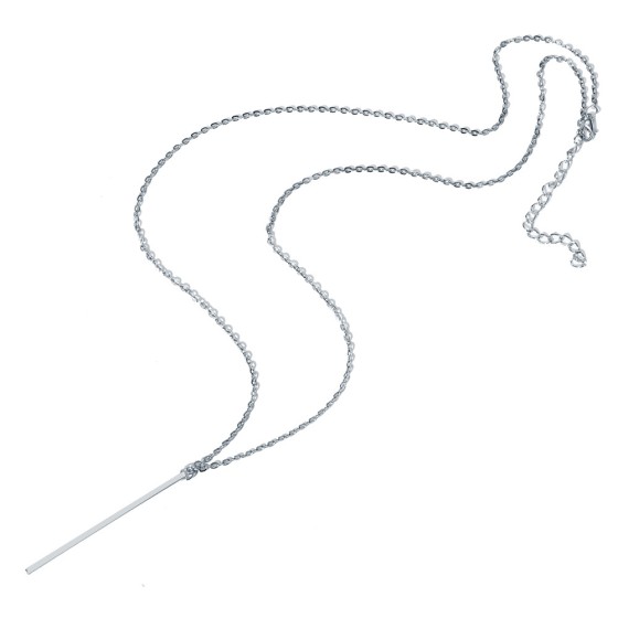 Gold color simple fashion necklace