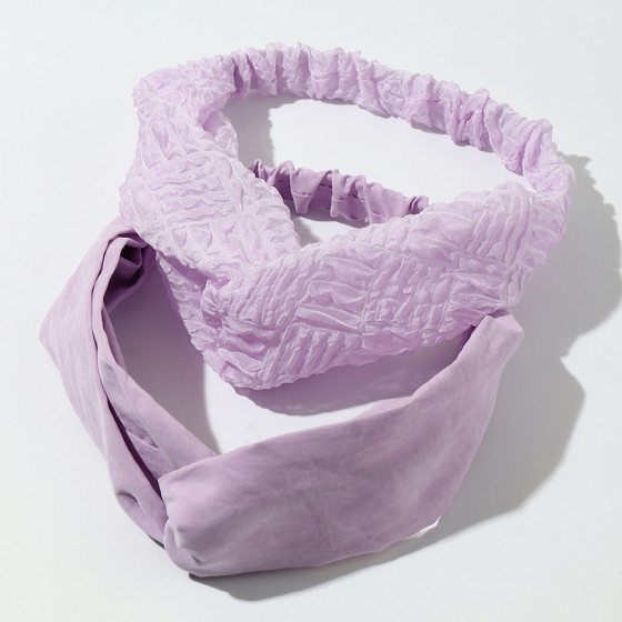 New creative cross-knotted elastic retro headband