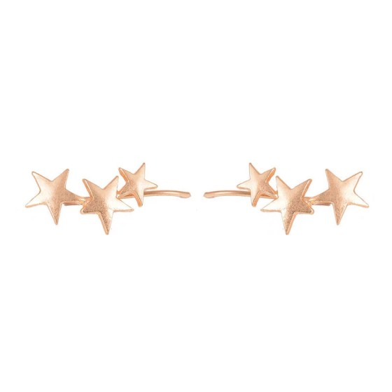 Simple star earrings