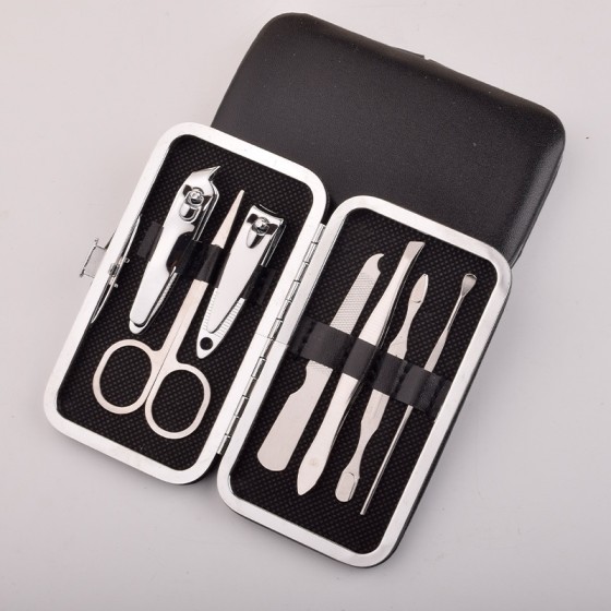 fashion geometric stainless steel nail scissors 1 set W