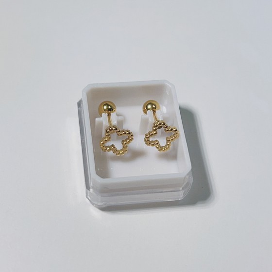 304 Stainless Steel Titanium Steel 18K Gold Plated Cartilage earrings