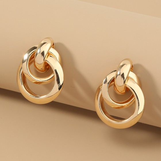 1 Pair Style Simple Style Geometric Butterfly Pearl Ear Studs