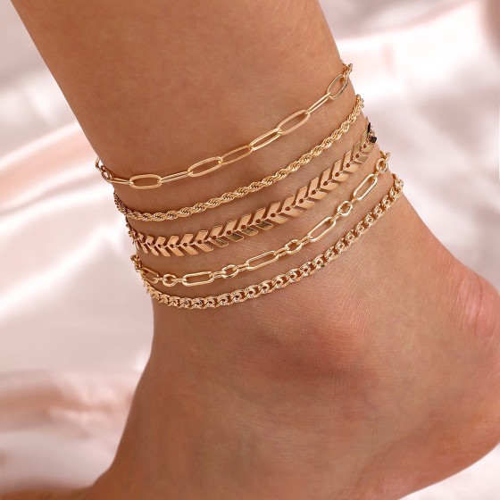 Jewelry Style Classic Iron Anklet