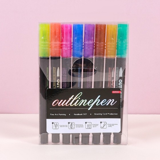 1 Set Multicolor Graduation Plastic Casual Modern Style Marker Pen