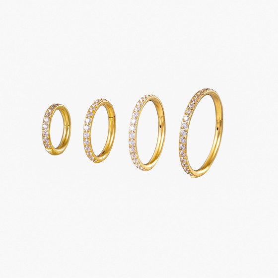 1 Piece Nose Rings Simple Style Round