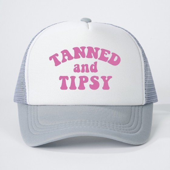 Letter Curved Eaves Baseball Cap Pink