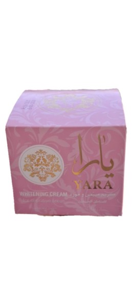 كريم مبيض و مورد للمناطق الحساسة yara whitening cream for sensitive areas for all skin types