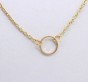 Fashion geometric alloy plating women's necklace