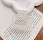 retro hair claws clip white